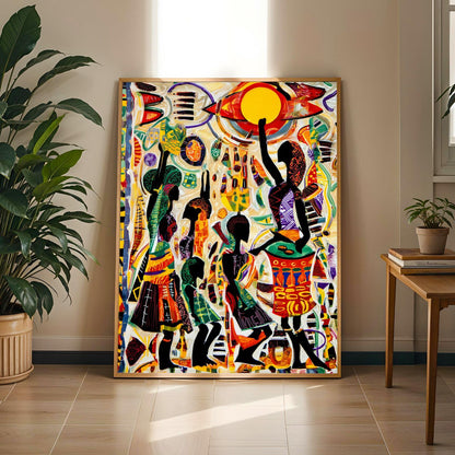 Afrocentric African  Wall Art Print 32 Soluna Soul