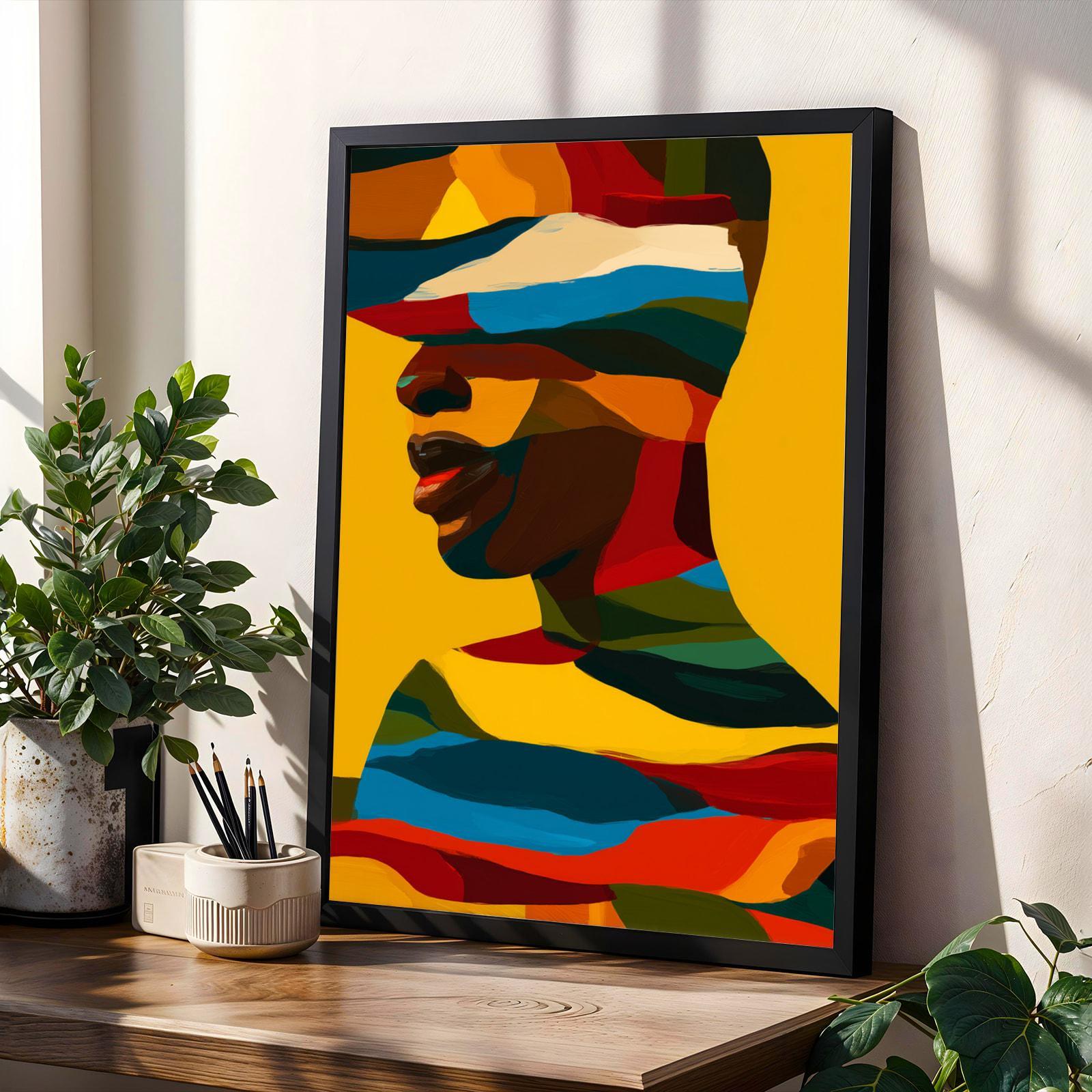 Afrocentric Wall Art Print 58 Soluna Soul