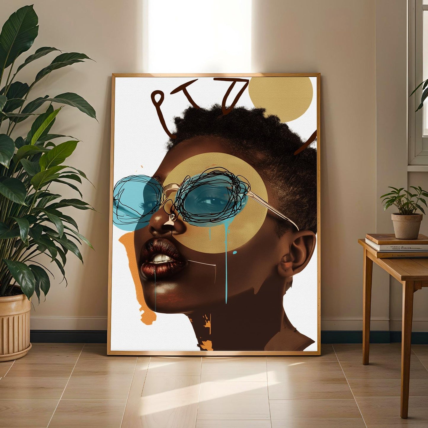 Afrocentric Wall Art Print 123 Soluna Soul