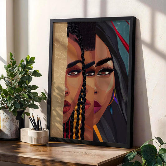 Afrocentric Wall Art Print 191 Soluna Soul
