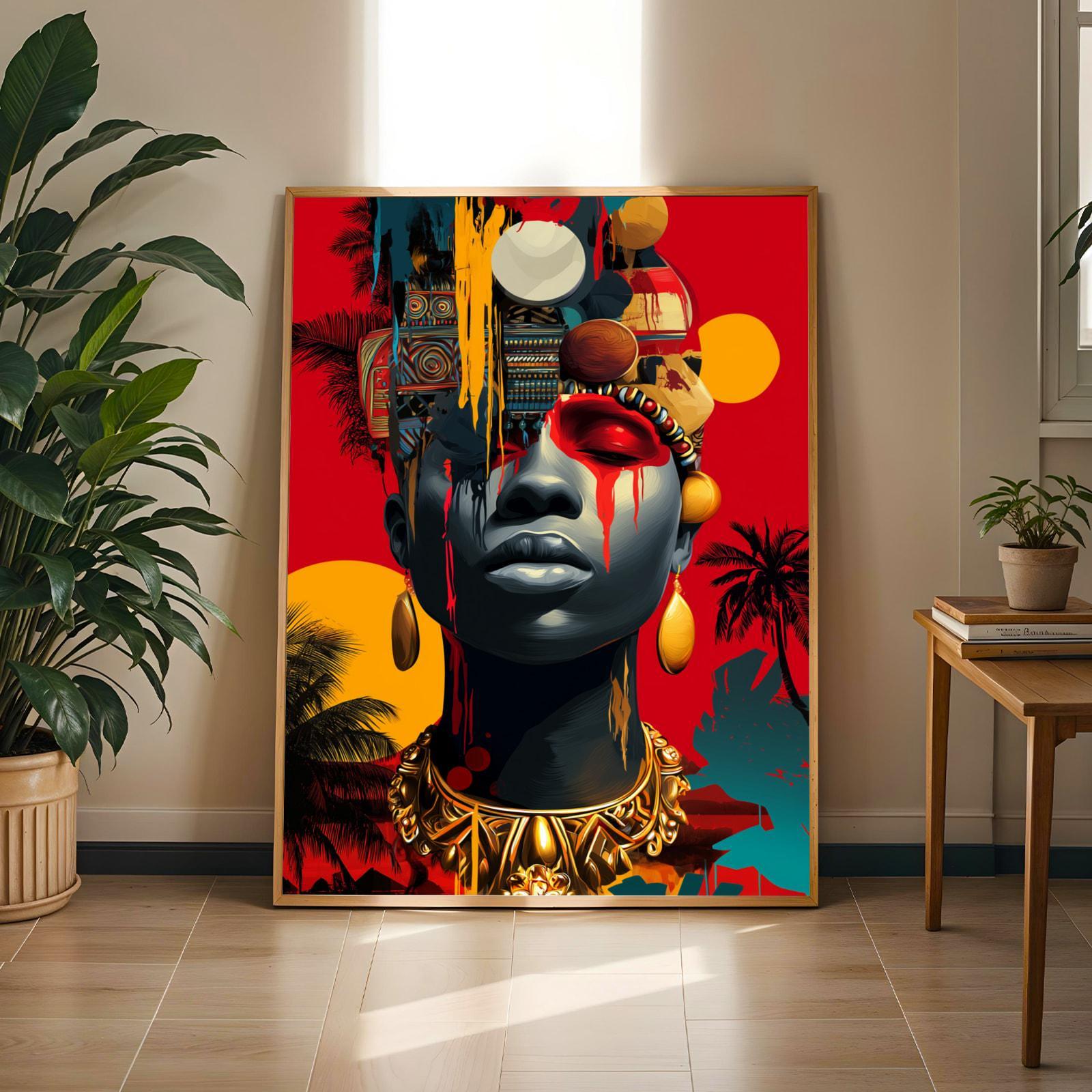 Afrocentric Wall Art Print 99 Soluna Soul
