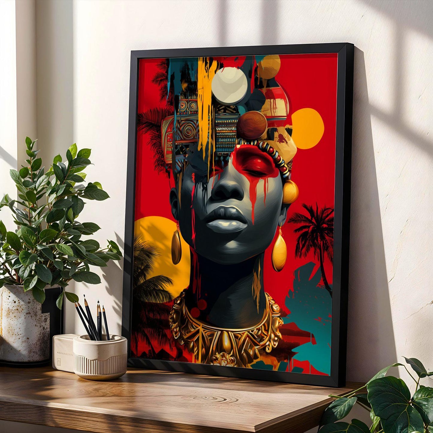 Afrocentric Wall Art Print 99 Soluna Soul