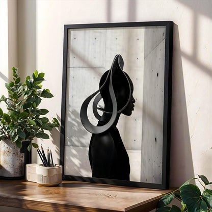 Afrocentric Nigerian Wall Art Print 5 Soluna Soul