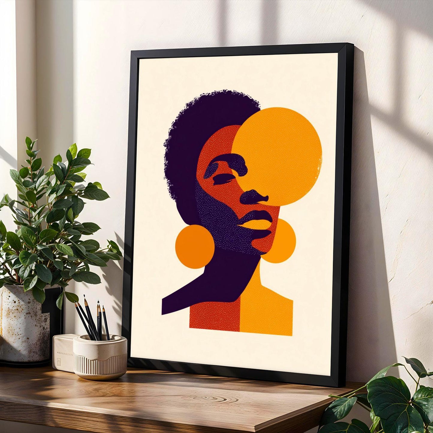 Afrocentric Wall Art Print 66 Soluna Soul