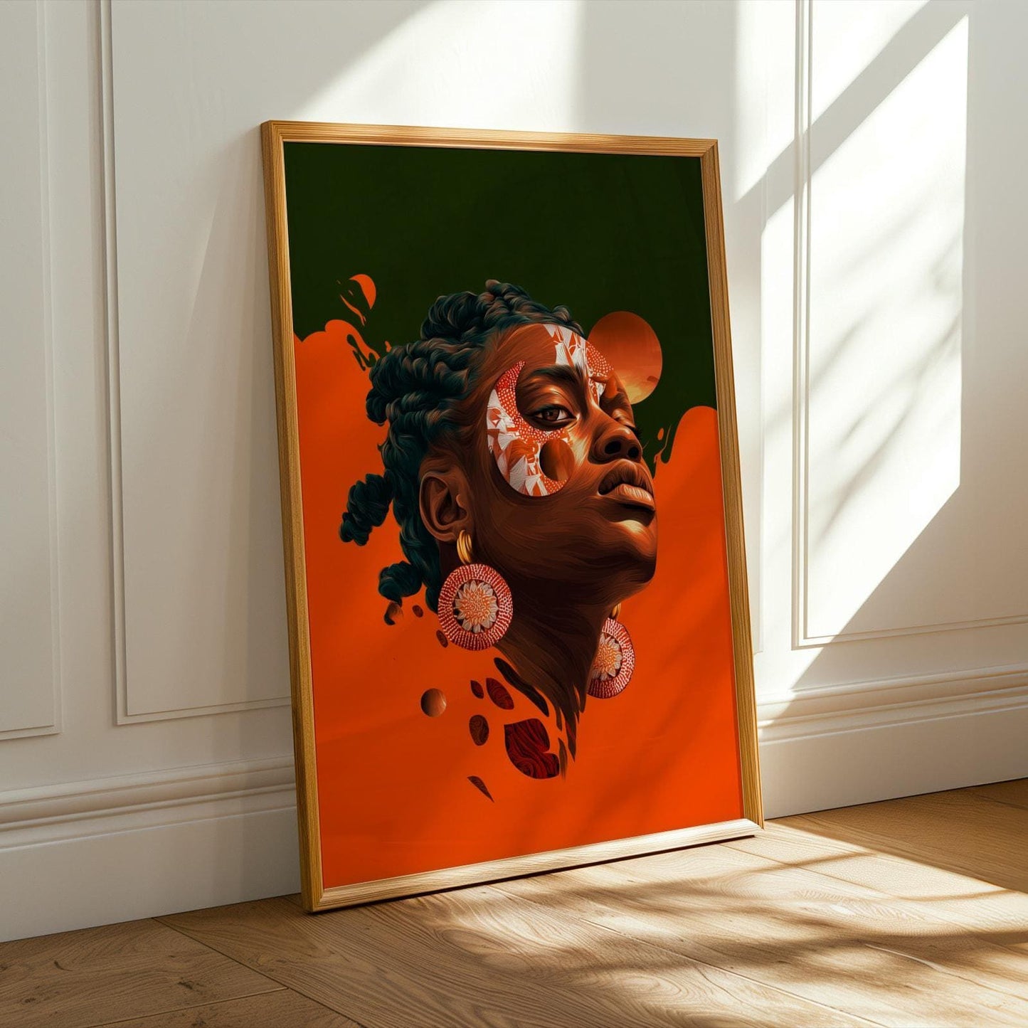 Afrocentric Wall Art Print 105 Soluna Soul