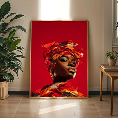 African  Wall Art Print 101 Soluna Soul