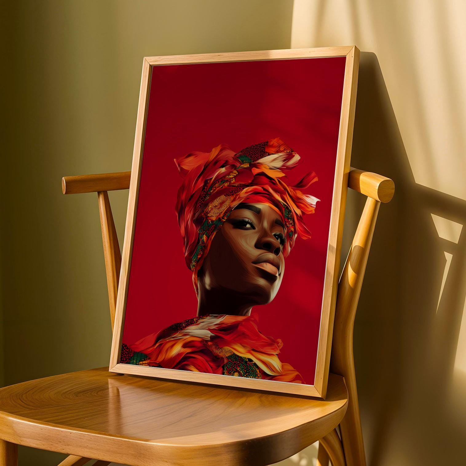 African  Wall Art Print 101 Soluna Soul