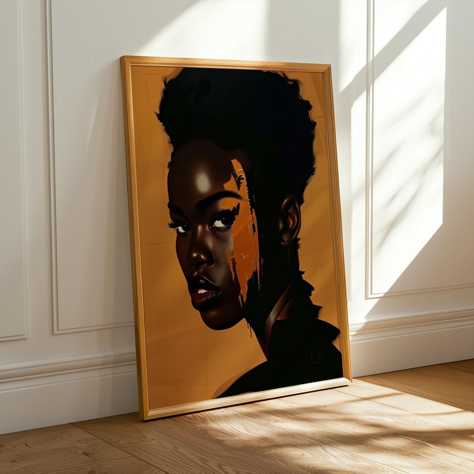 Afrocentric Wall Art Print 121 Soluna Soul