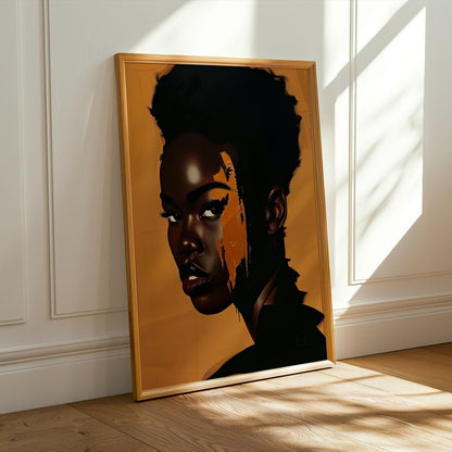 Afrocentric Wall Art Print 121 Soluna Soul