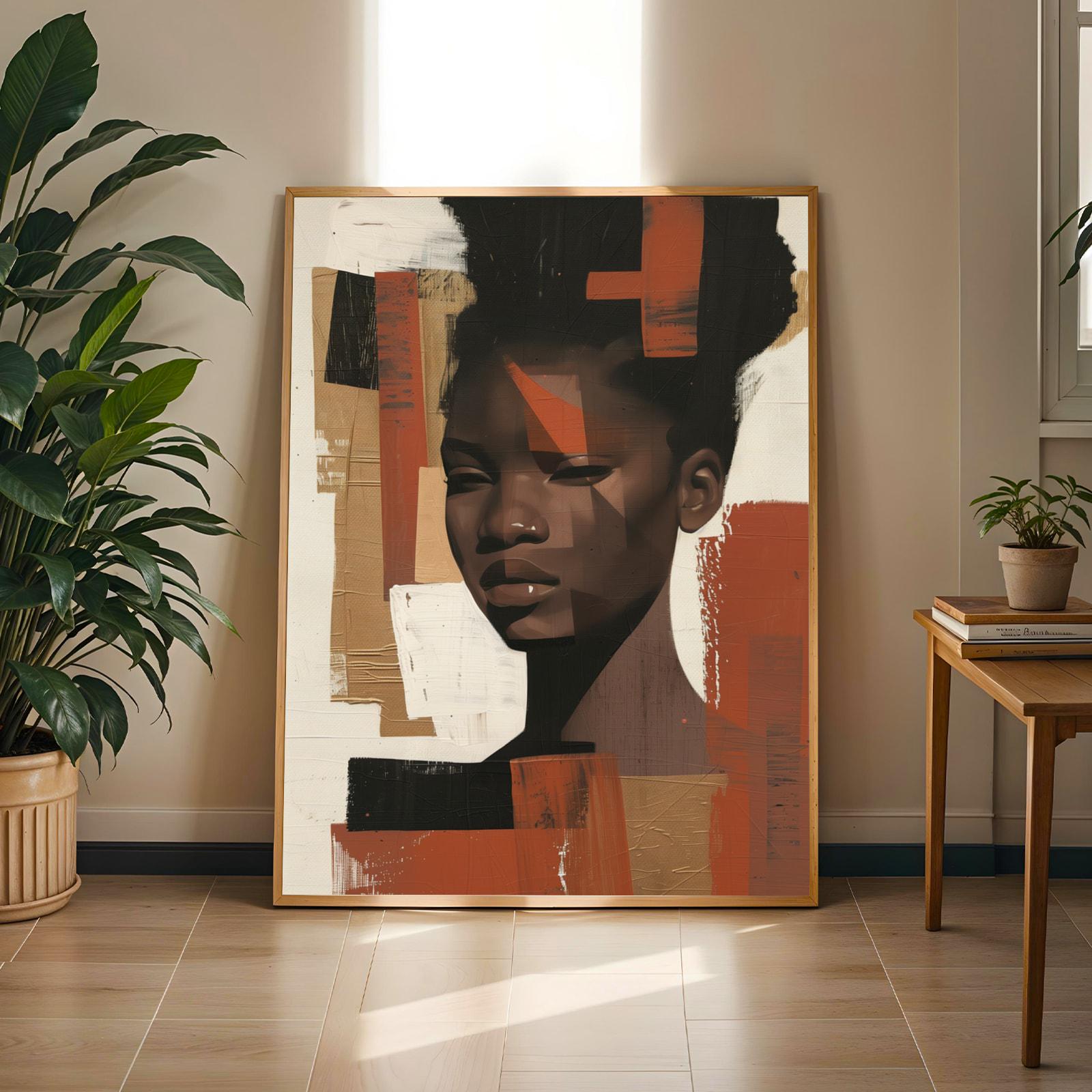 Afrocentric Wall Art Print 119 Soluna Soul