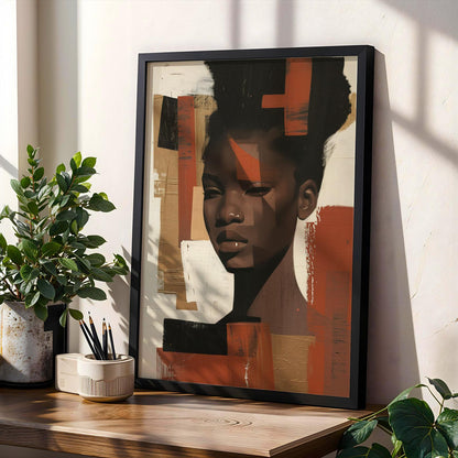 Afrocentric Wall Art Print 119 Soluna Soul
