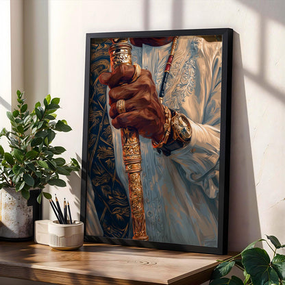 African  Wall Art Print 11 Soluna Soul