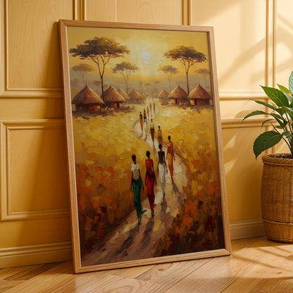 Golden Journey Home Wall Art Print 205 Soluna Soul