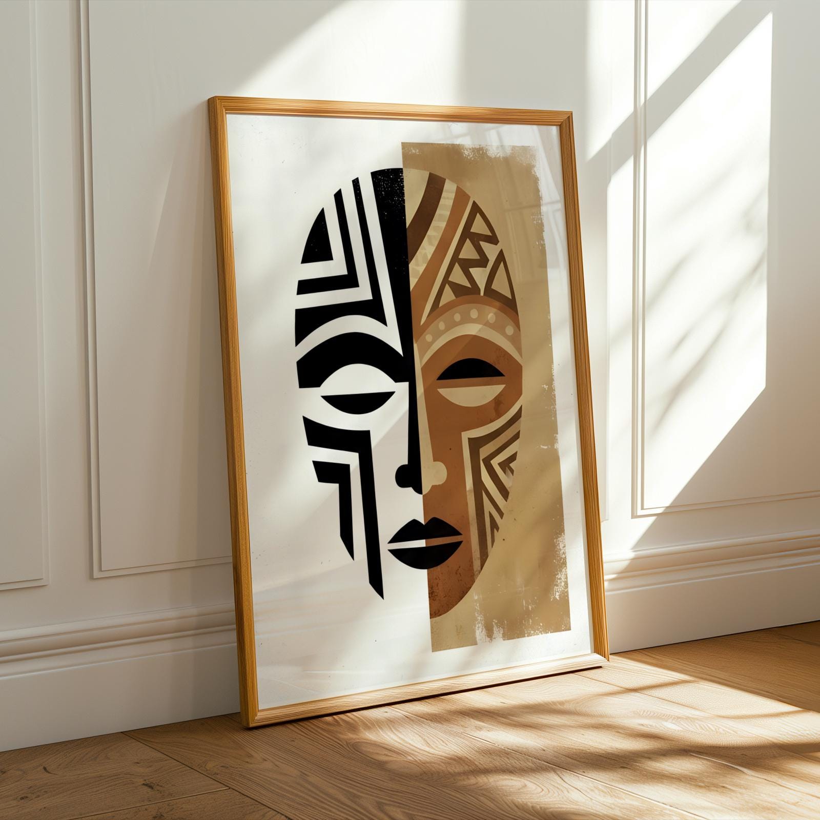 Duality Mask  Wall Art Print 206 Soluna Soul