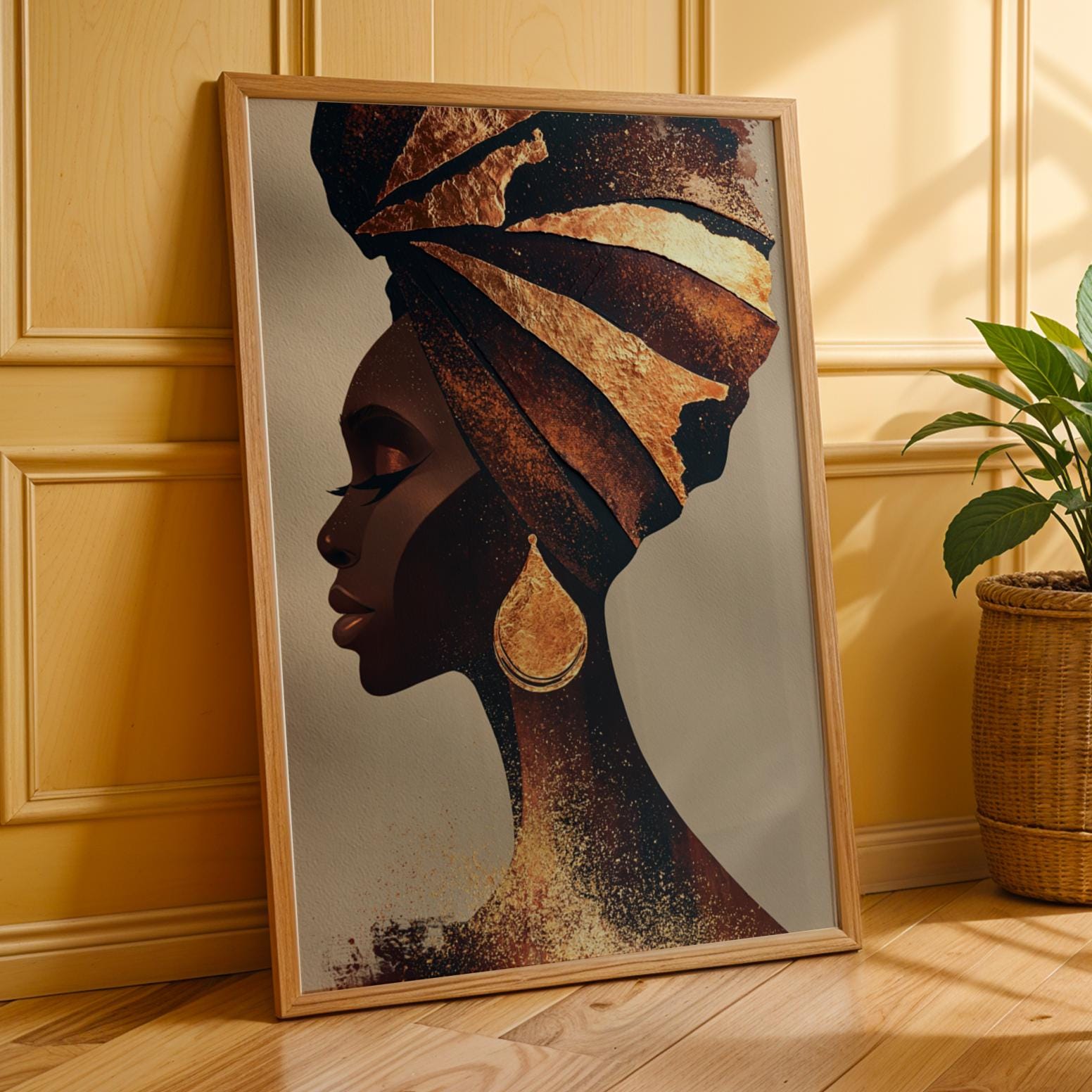 Abstract Woman Wall Art Print 219 Soluna Soul