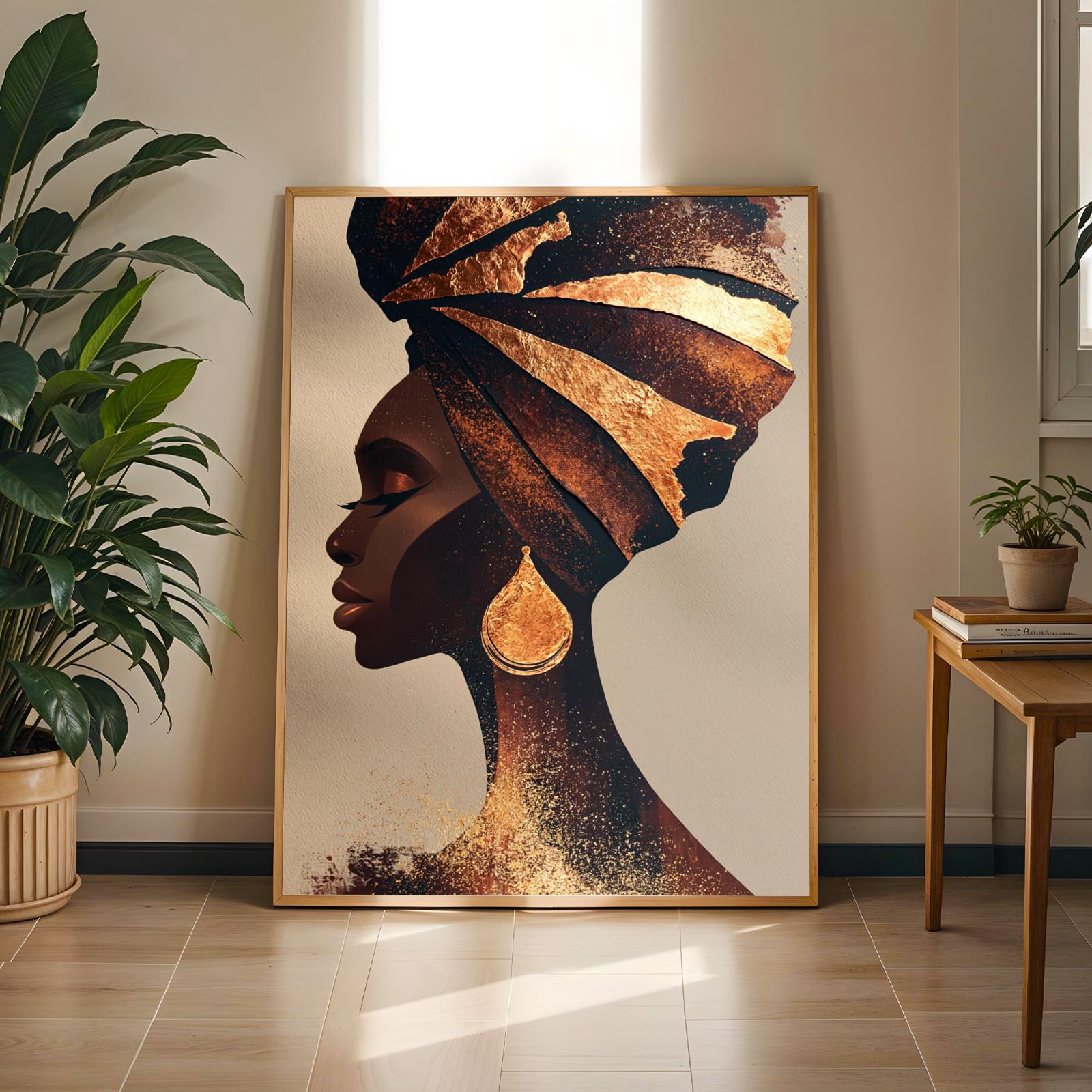 Abstract Woman Wall Art Print 219 Soluna Soul