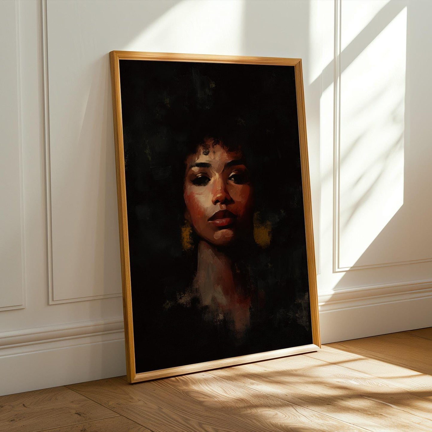 Woman's Face Portrait Wall Art Print 135 Soluna Soul