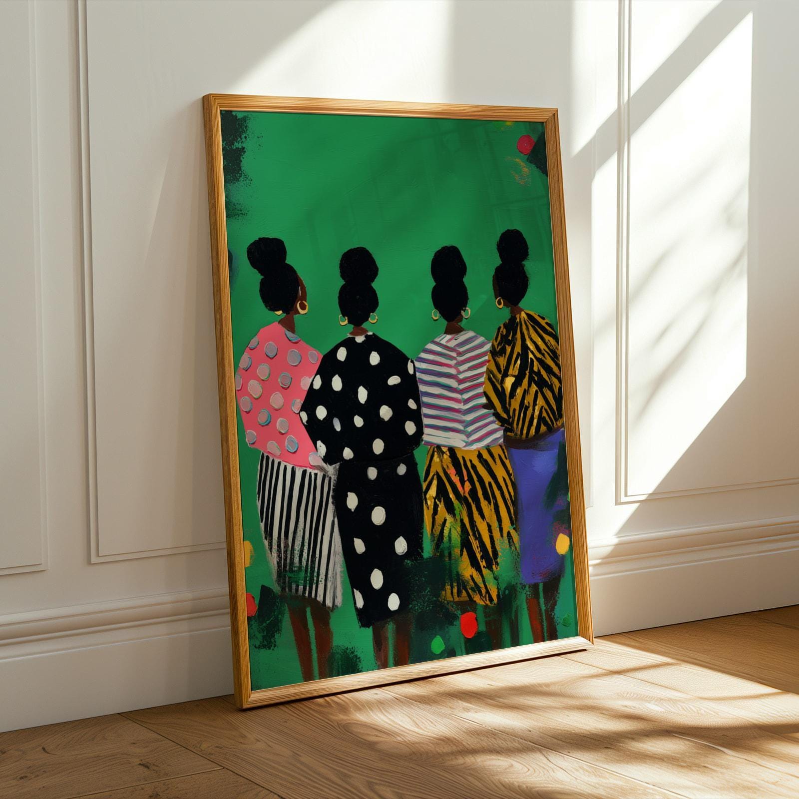 Abstract Women Figures Wall Art Print 134 Soluna Soul