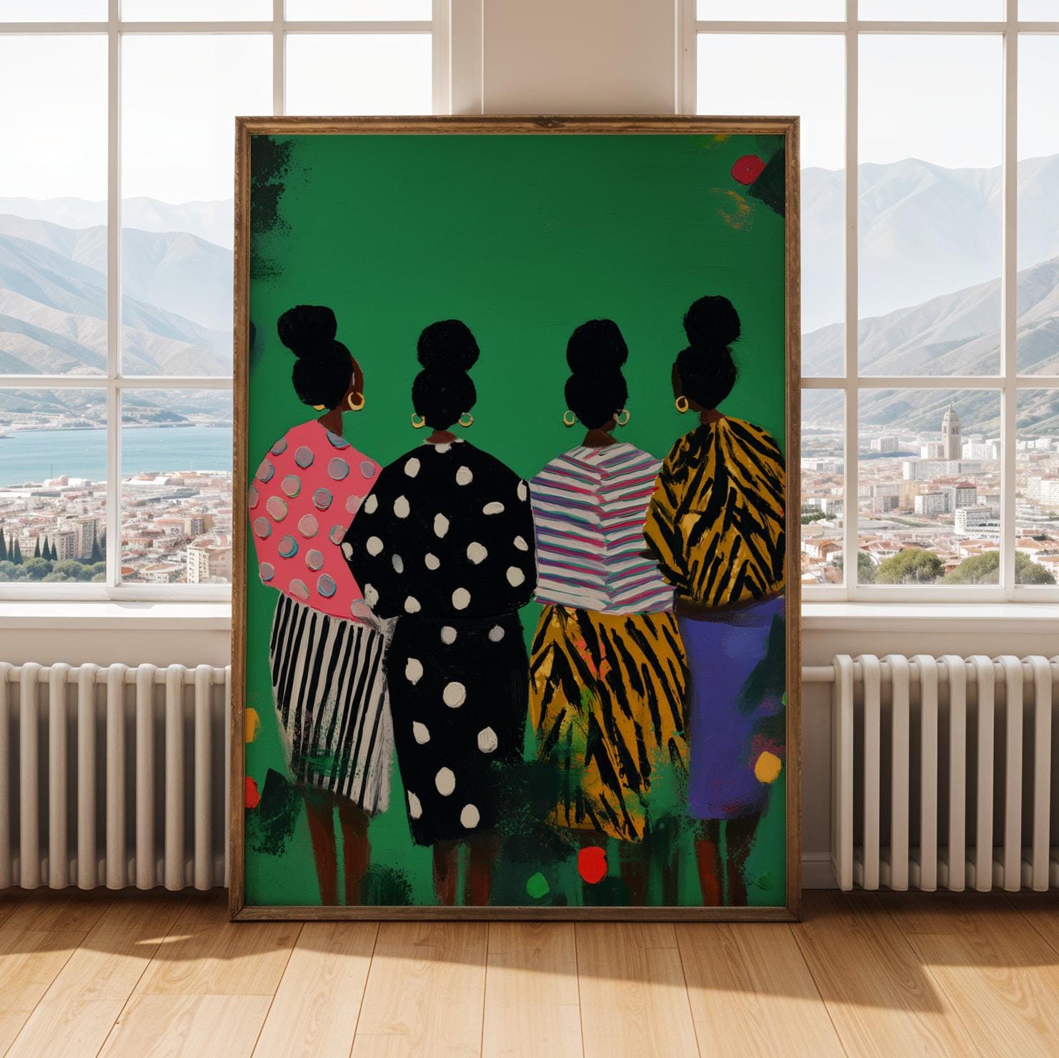 Abstract Women Figures Wall Art Print 134 Soluna Soul