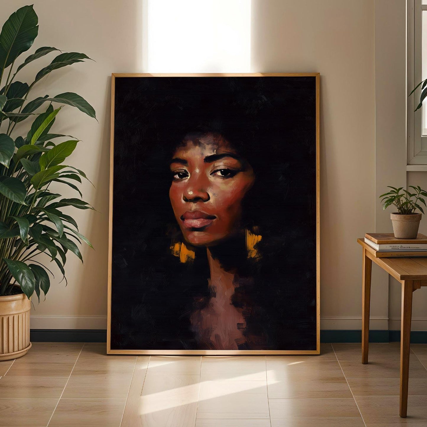 Woman Face Wall Art Print 136 Soluna Soul