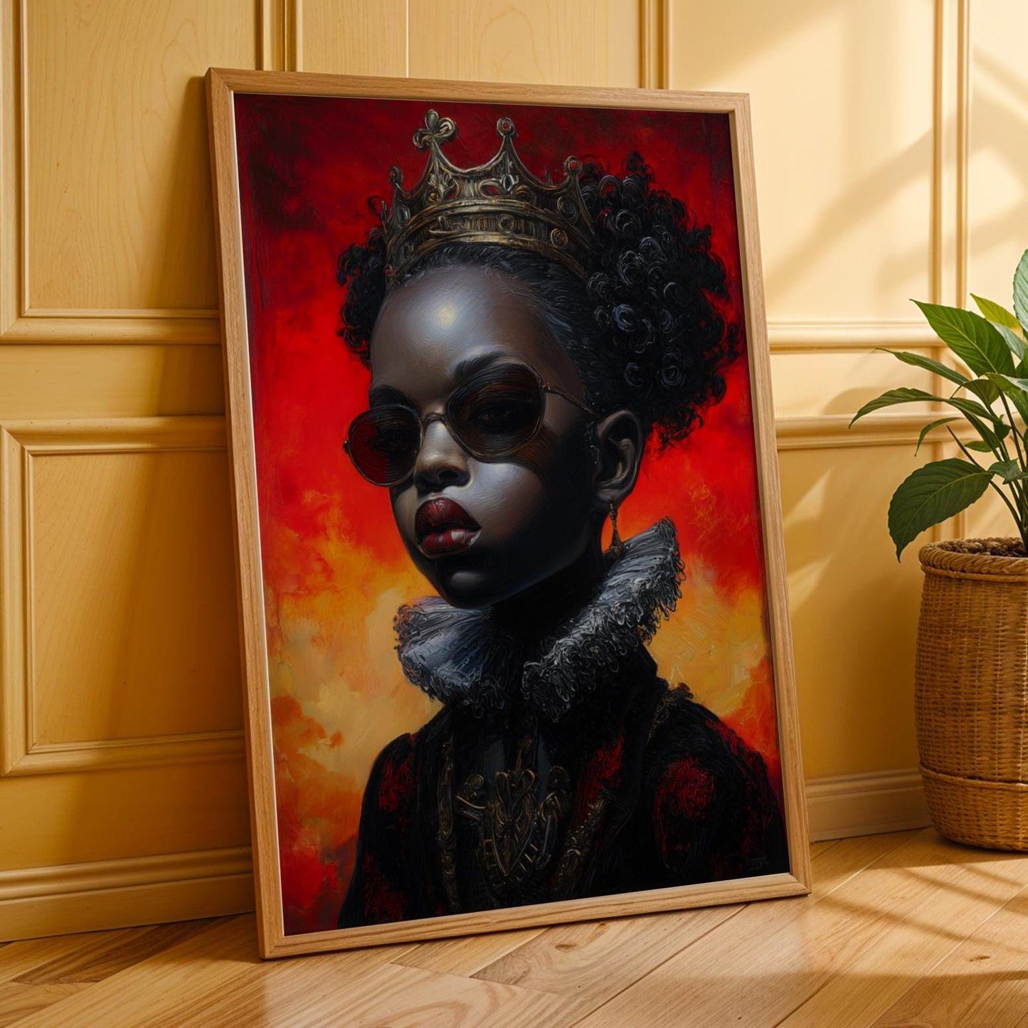 Young Royalty Portrait Wall Art Print 150 Soluna Soul