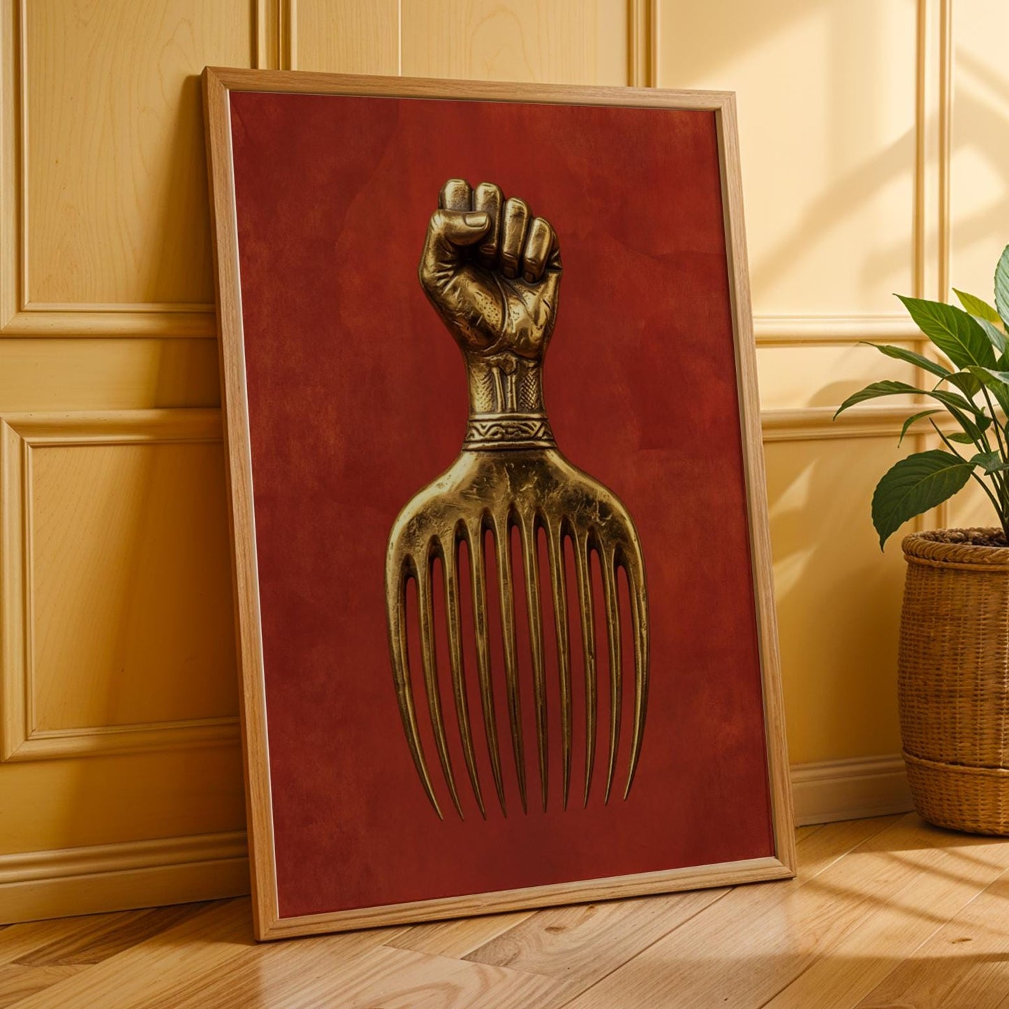 Black Power Wall Art Print 223 Soluna Soul