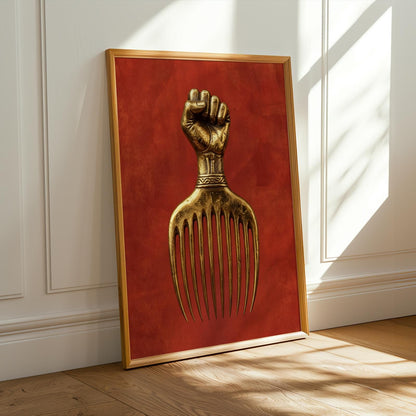 Black Power Wall Art Print 223 Soluna Soul