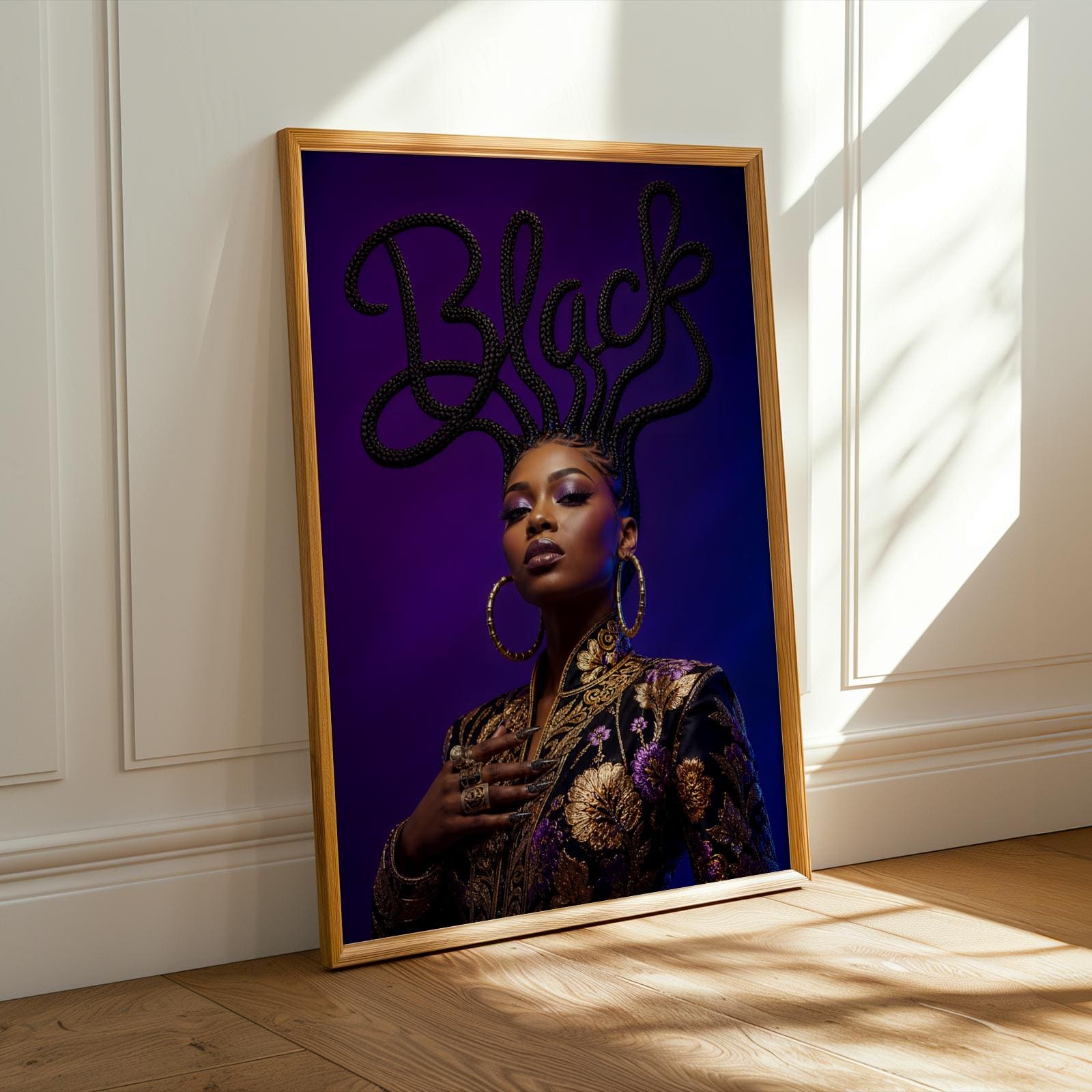 Black Hair is Art Wall Art Print 227 Soluna Soul