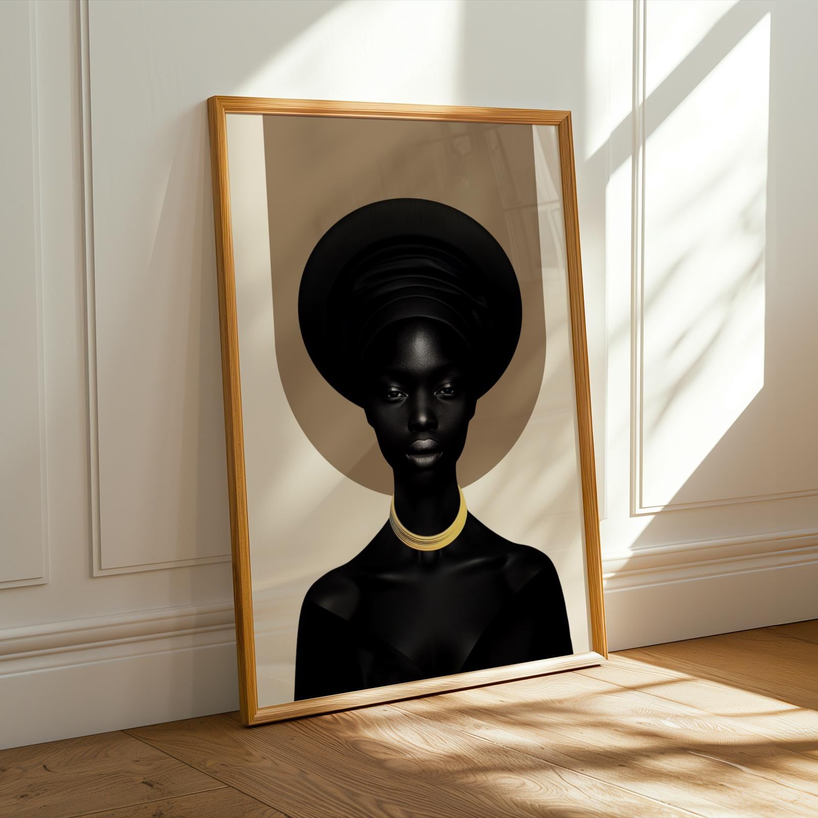 Black Woman Wall Art Print 226 Soluna Soul