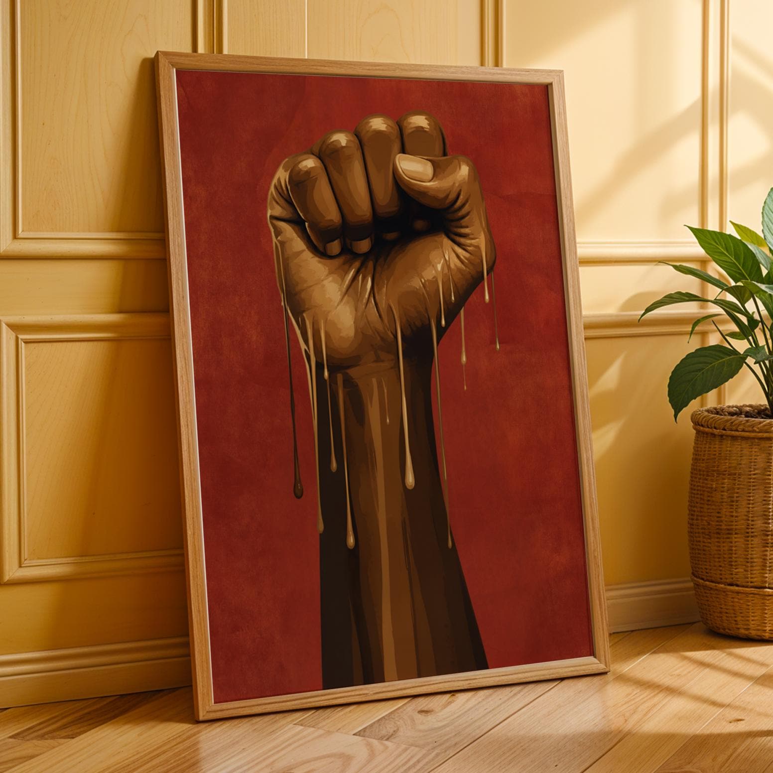Black Power Wall Art Print 233 Soluna Soul