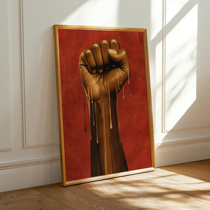 Black Power Wall Art Print 233 Soluna Soul