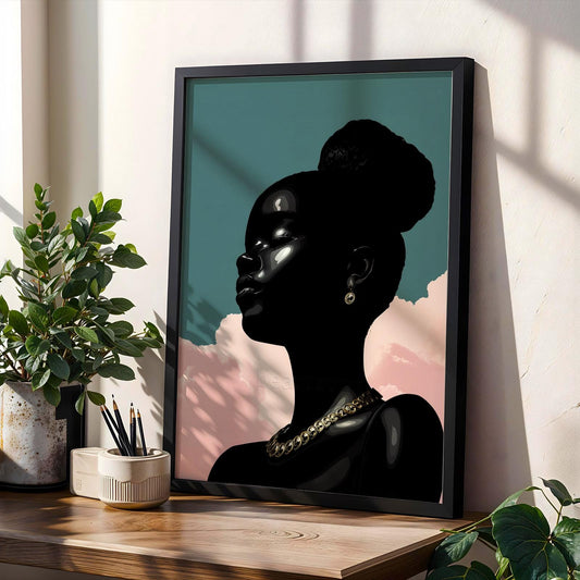 Abstract Woman Wall Art Print 163 Soluna Soul