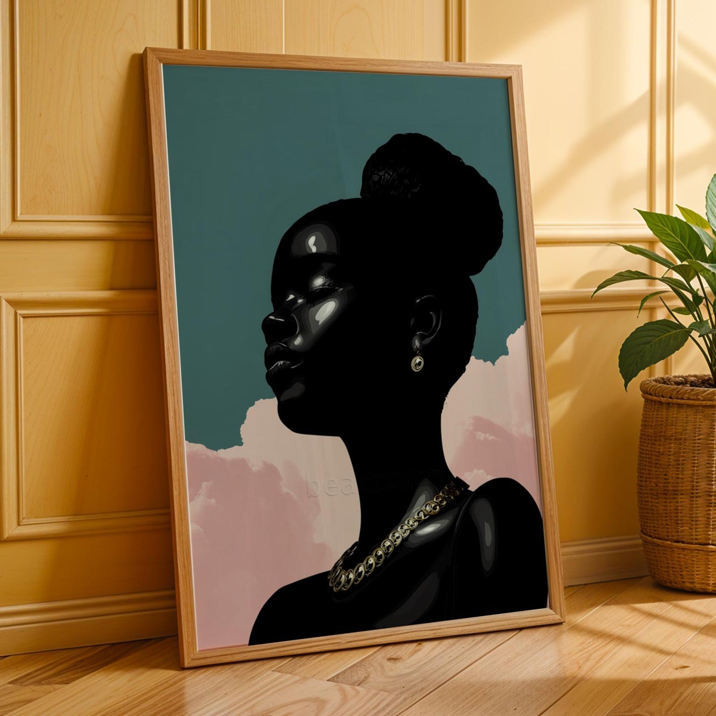 Abstract Woman Wall Art Print 163 Soluna Soul