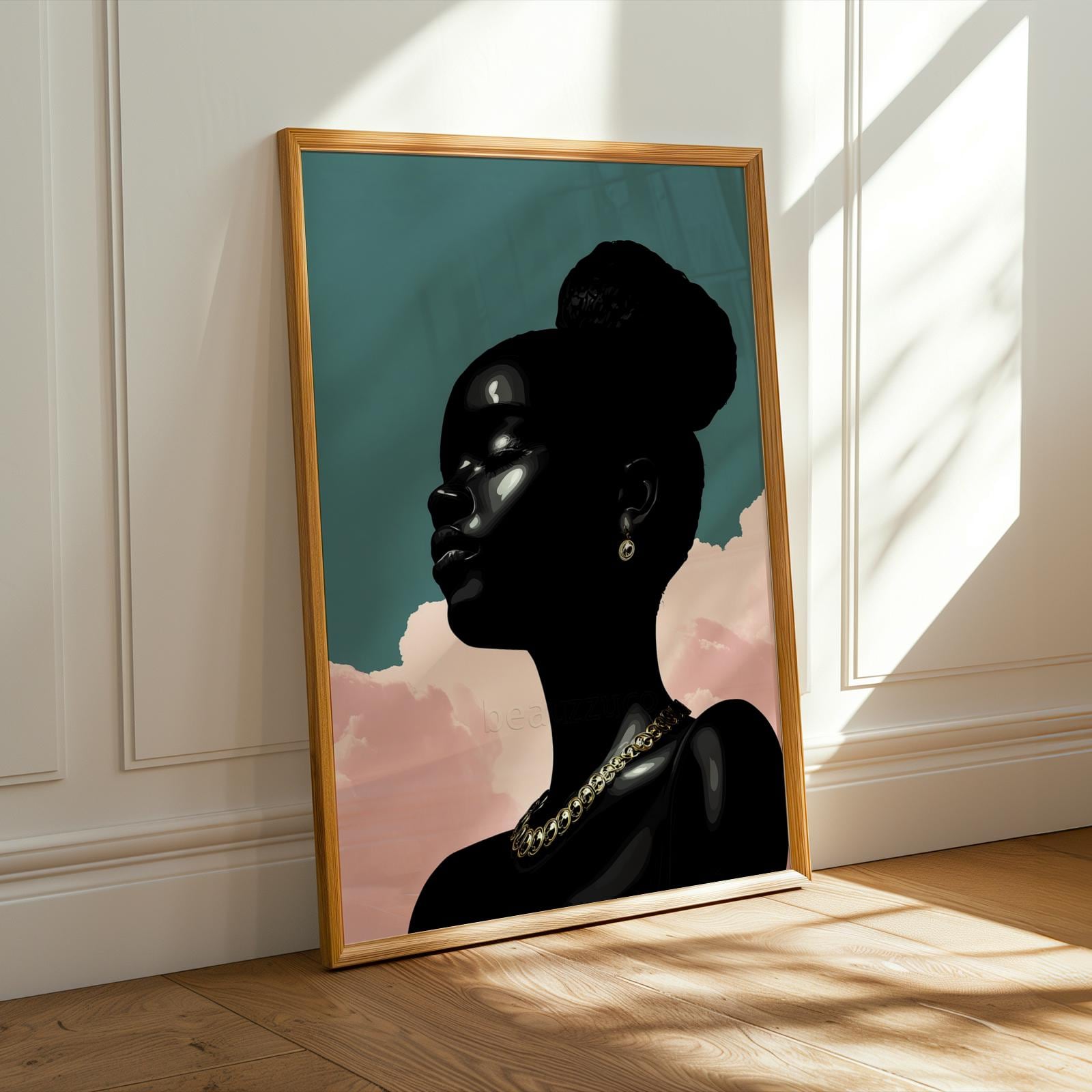 Abstract Woman Wall Art Print 163 Soluna Soul