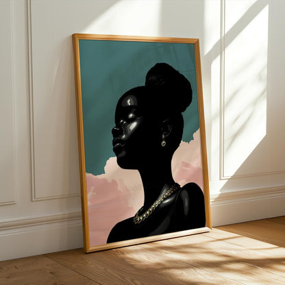 Abstract Woman Wall Art Print 163 Soluna Soul
