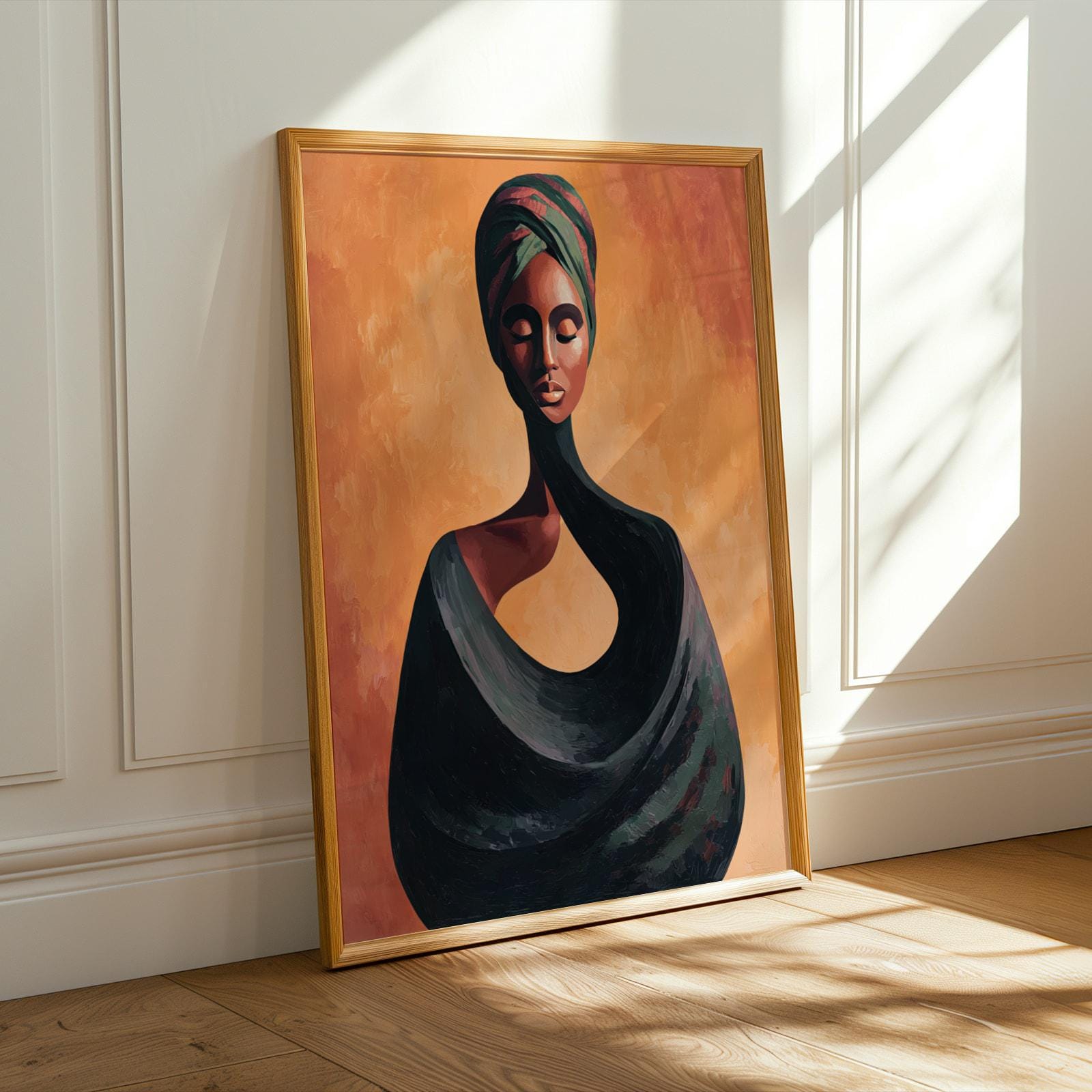 Abstract Woman Wall Art Print 168 Soluna Soul