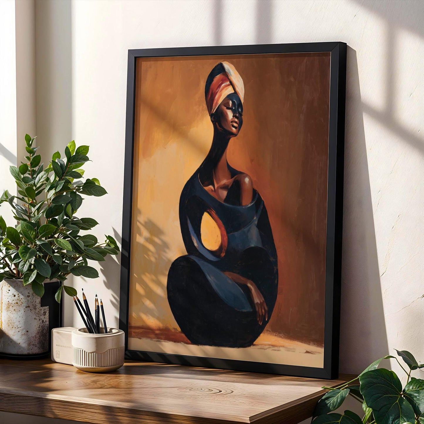 Abstract Woman Wall Art Print 167 Soluna Soul