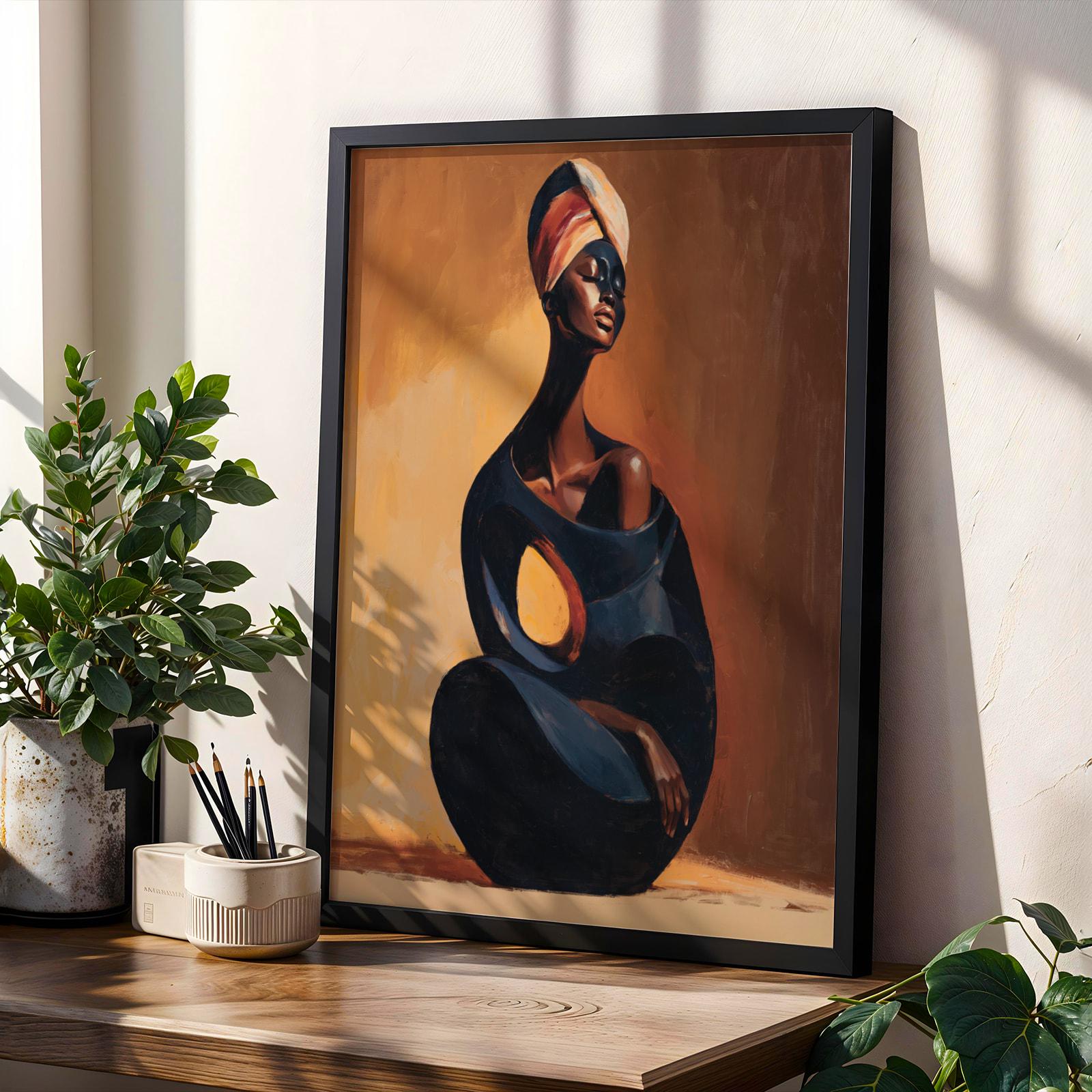 Abstract Woman Wall Art Print 167 Soluna Soul