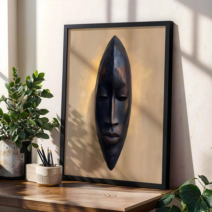 Abstract Stylized Faces Wall Art Print 173 Soluna Soul