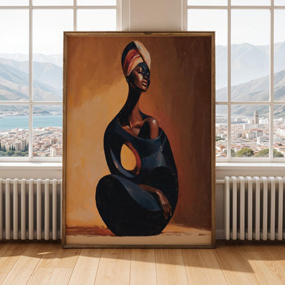 Abstract Woman Wall Art Print 167 Soluna Soul