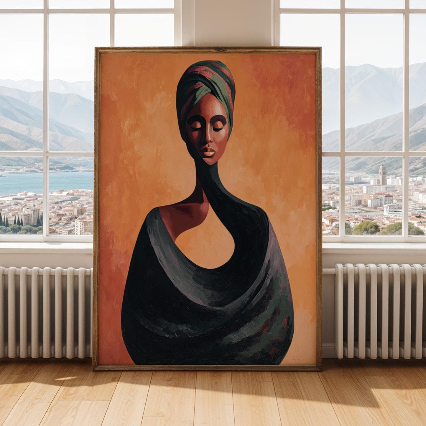 Abstract Woman Wall Art Print 168 Soluna Soul
