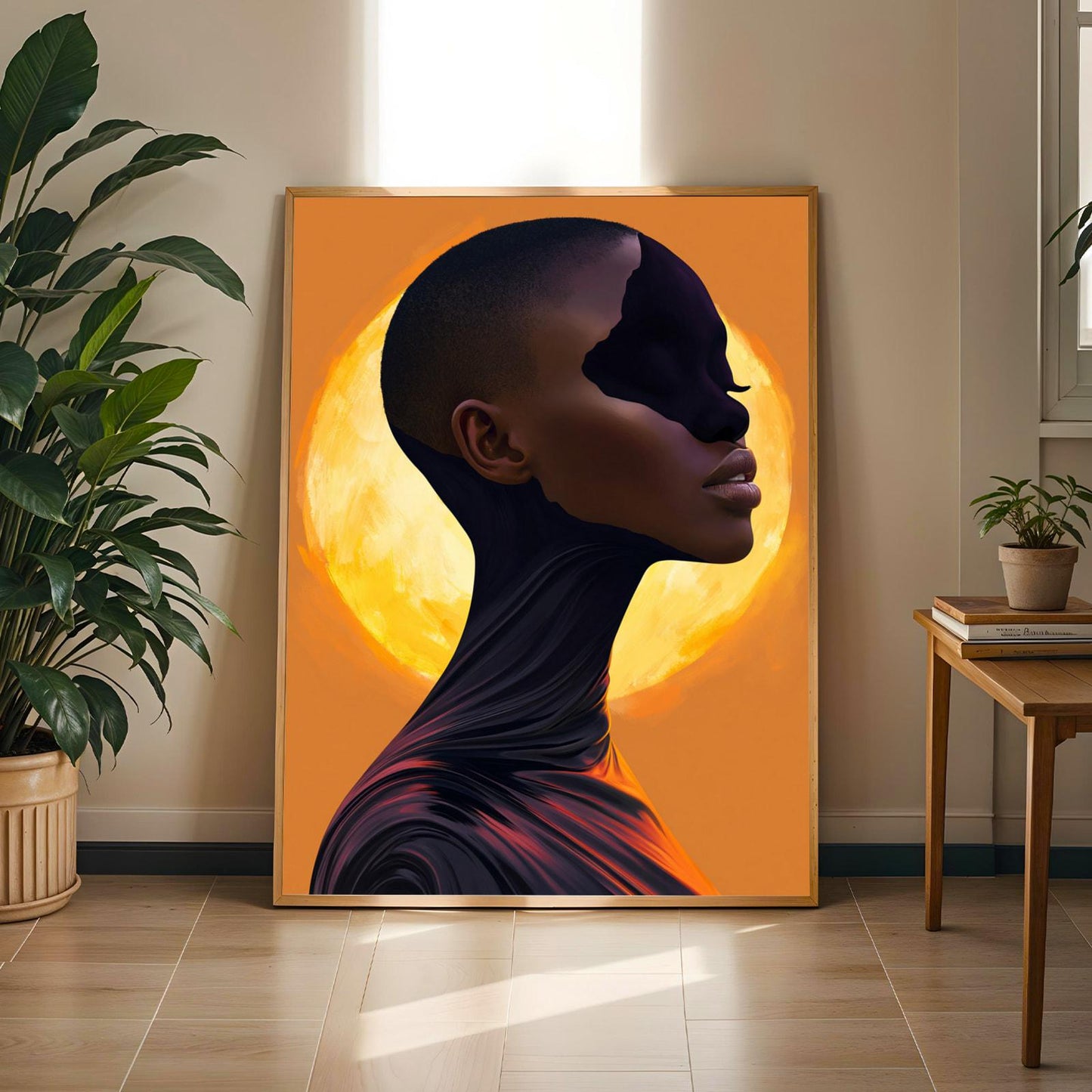 Abstract Woman Wall Art Print 166 Soluna Soul