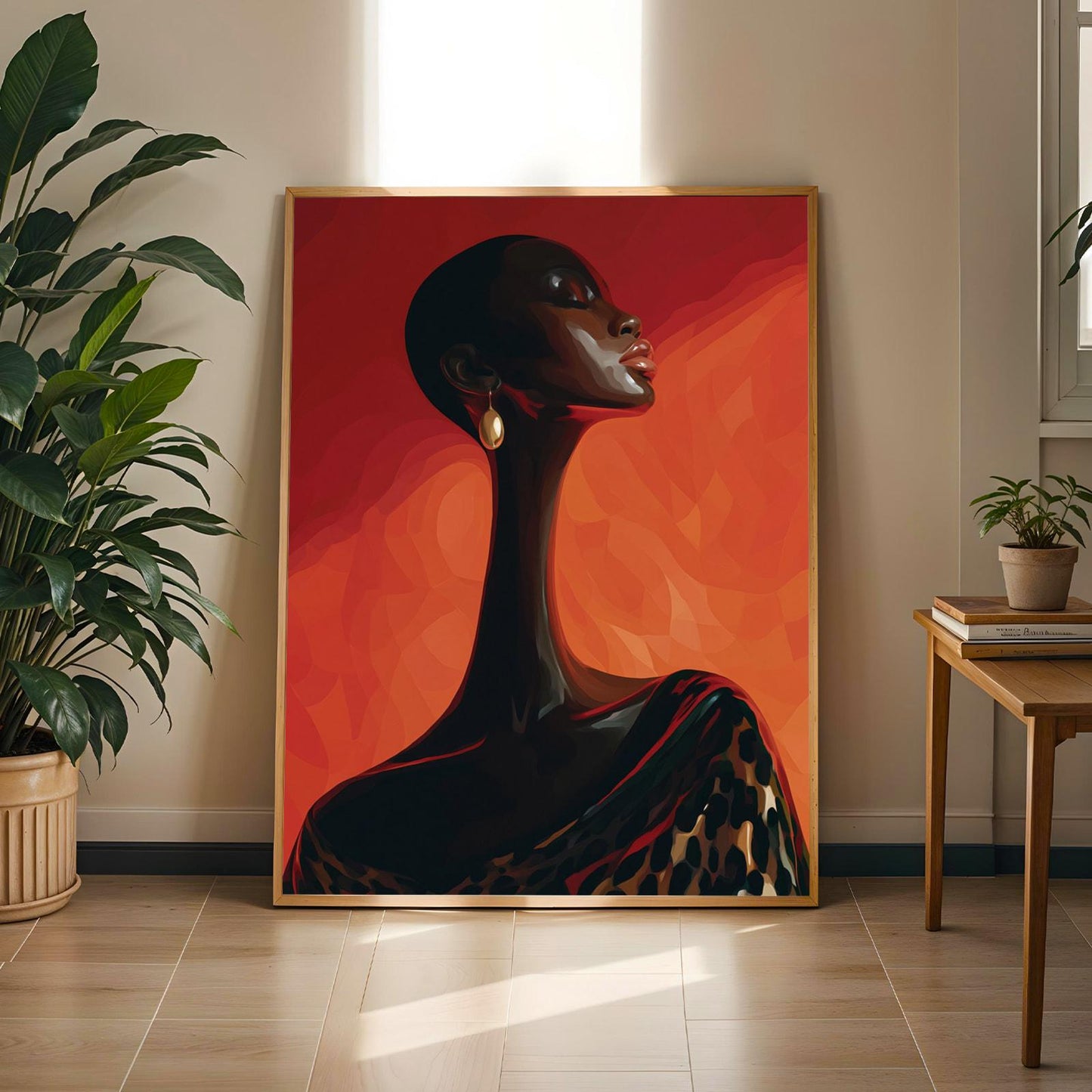Abstract Woman Wall Art Print 165 Soluna Soul