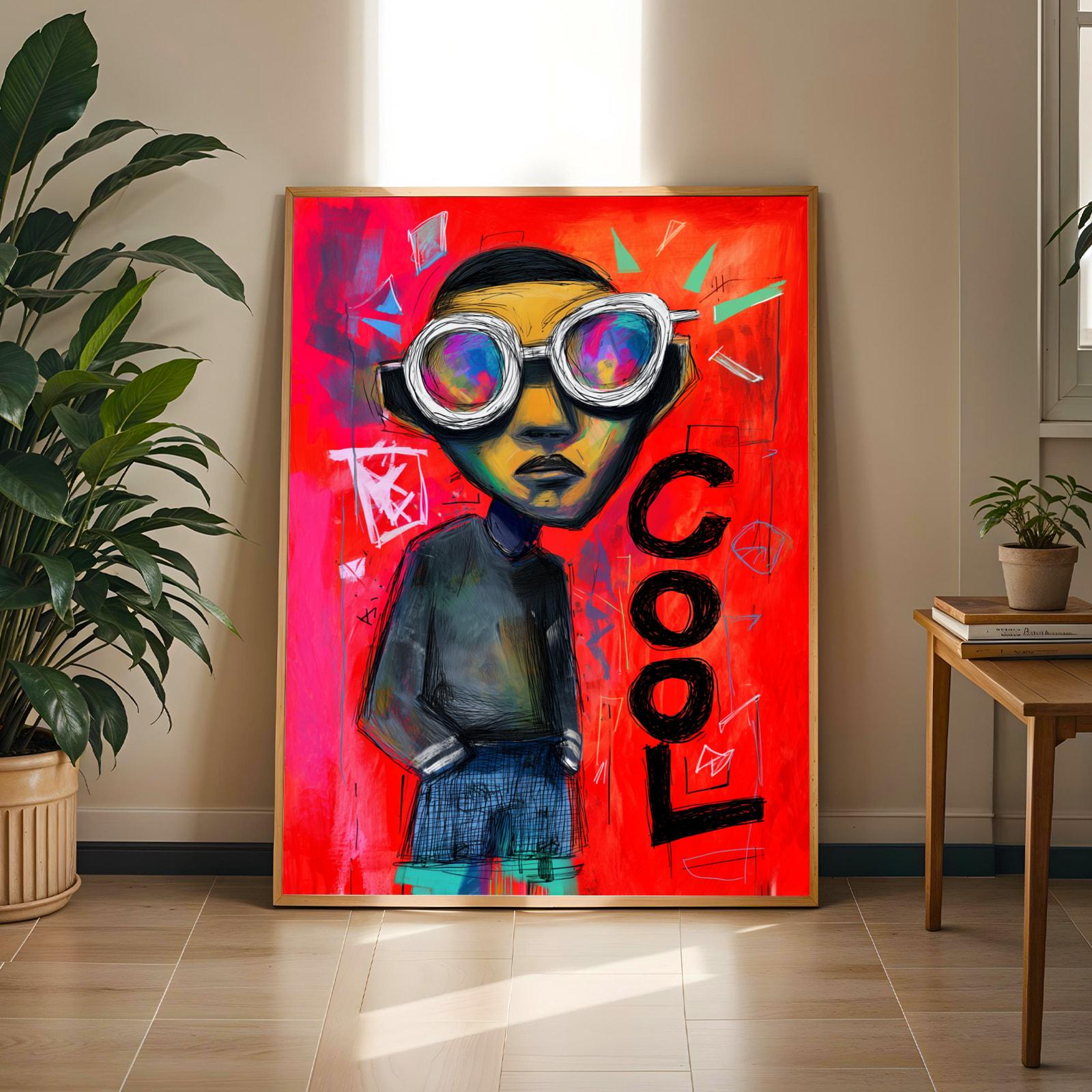 Abstract Cool Poster Wall Art Print 143 Soluna Soul