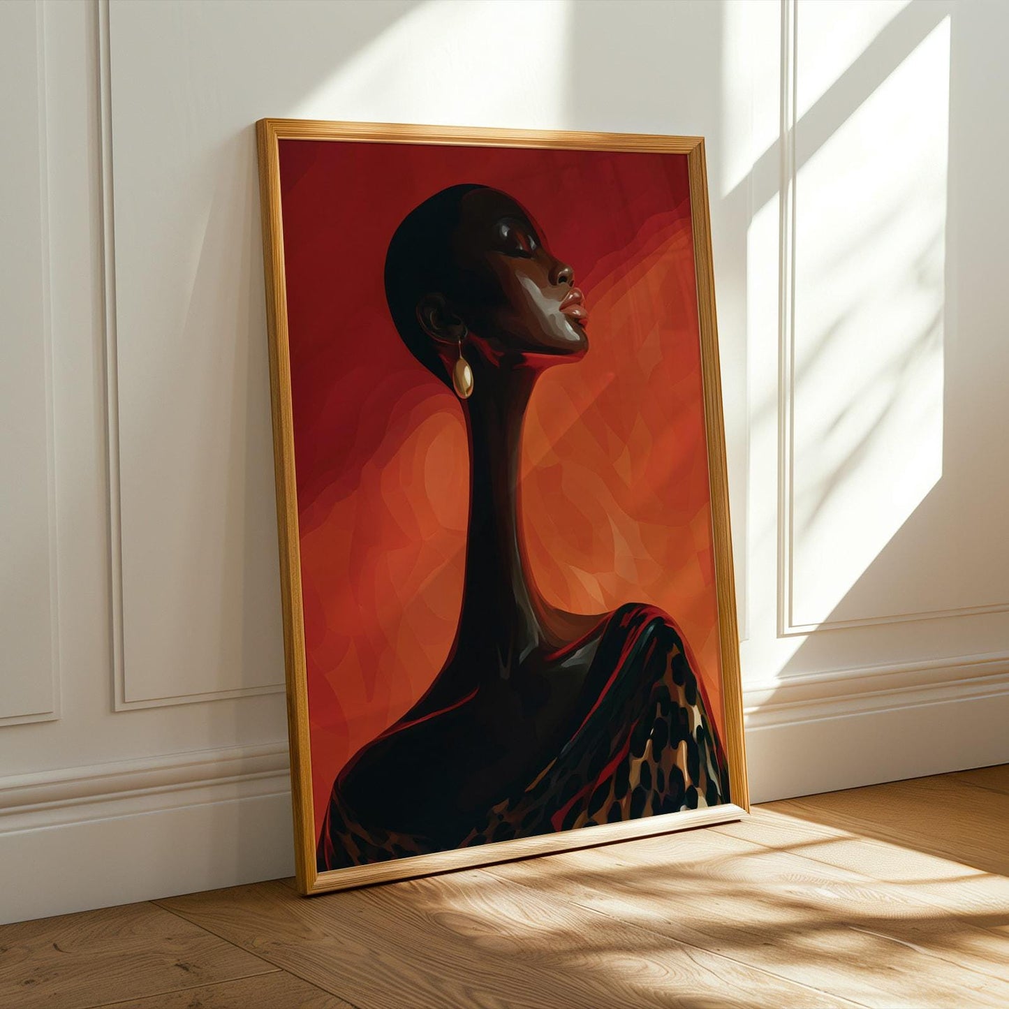 Abstract Woman Wall Art Print 165 Soluna Soul
