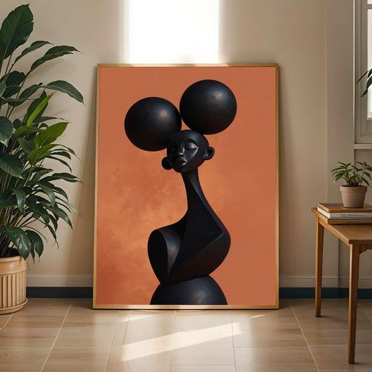 Abstract Woman Wall Art Print 175 Soluna Soul