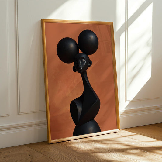 Abstract Woman Wall Art Print 175 Soluna Soul