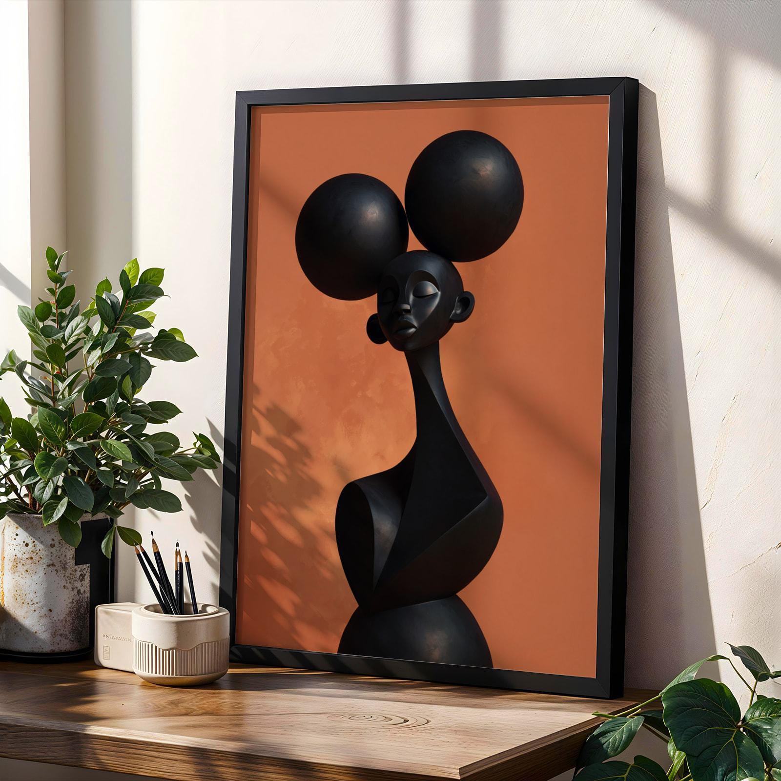 Abstract Woman Wall Art Print 175 Soluna Soul