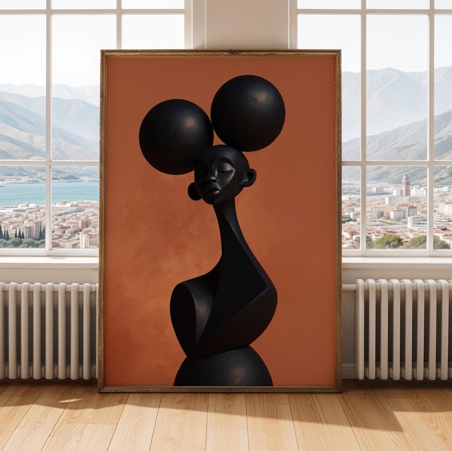 Abstract Woman Wall Art Print 175 Soluna Soul