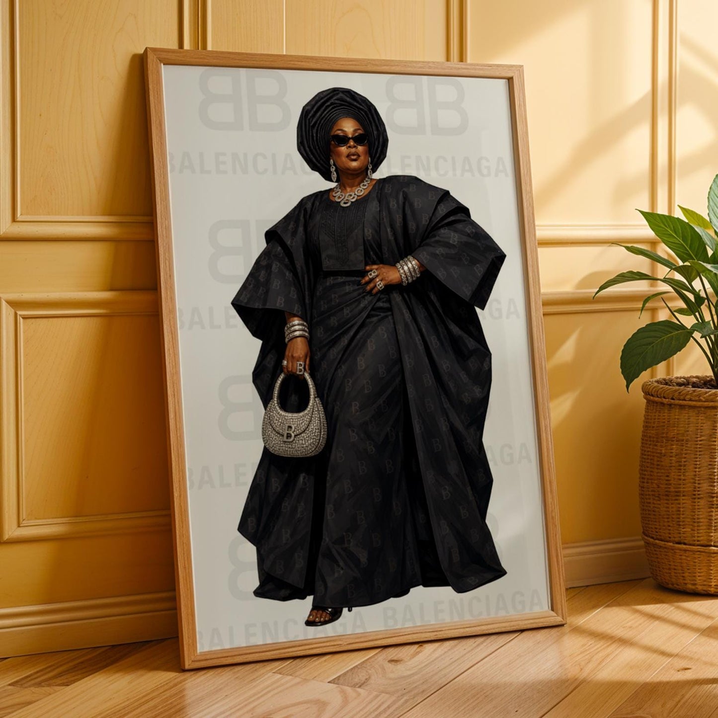 African Aunty Luxe Wall Art Print 239 Soluna Soul